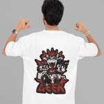 white oversized T-shirts