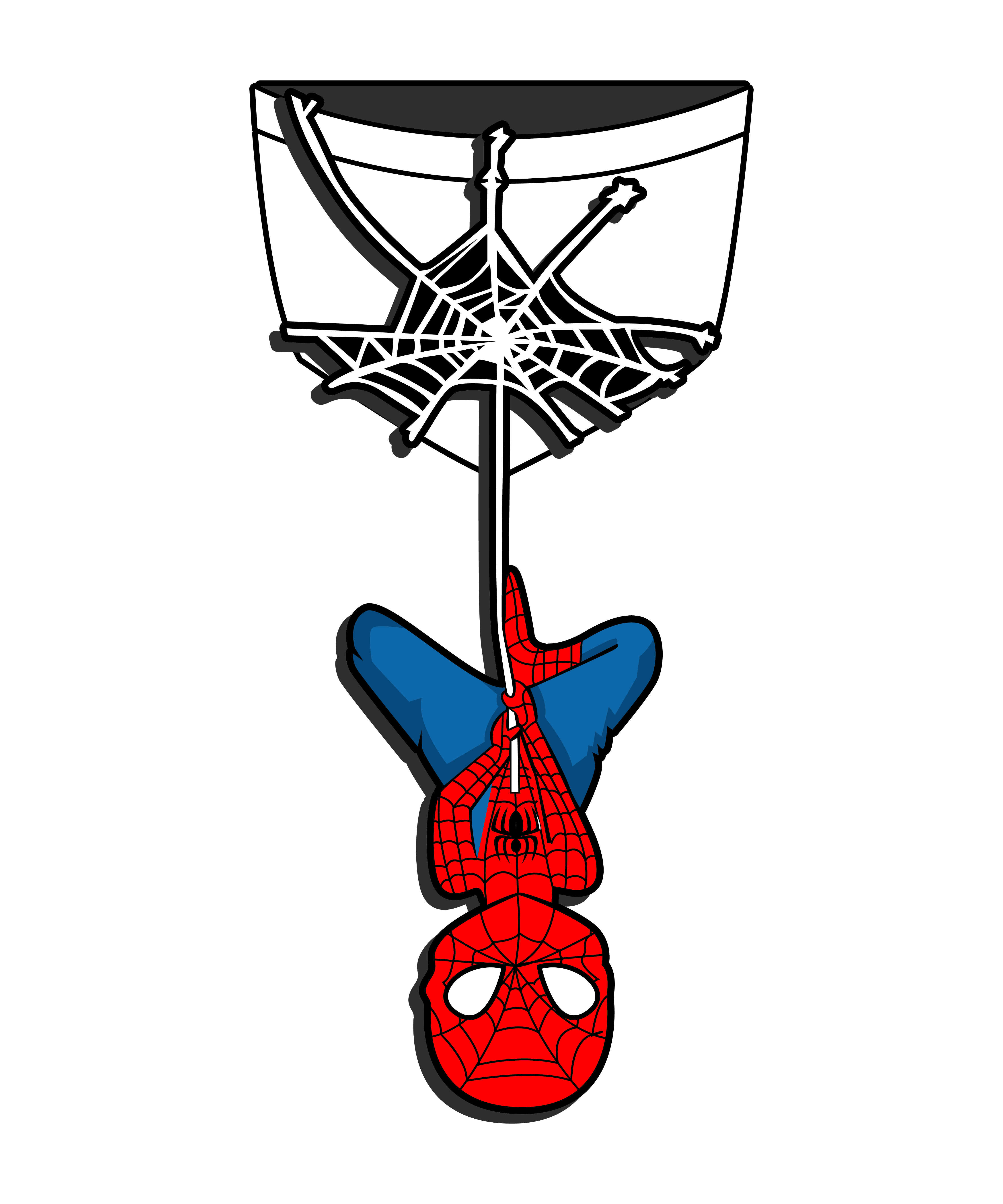 Hanging Spider-Man T-Shirt - Image 4