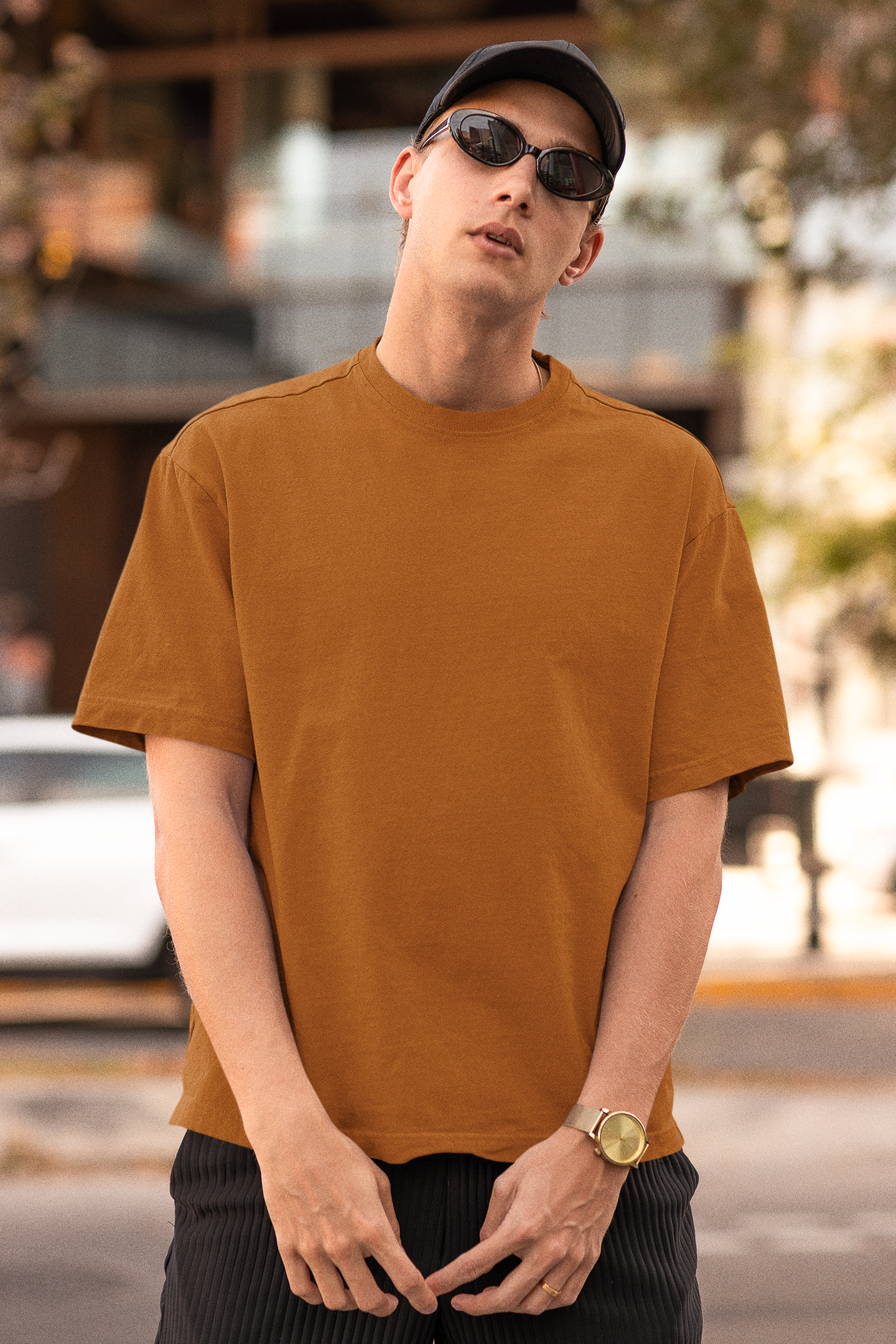Oversized Brown T-Shirt - Image 2