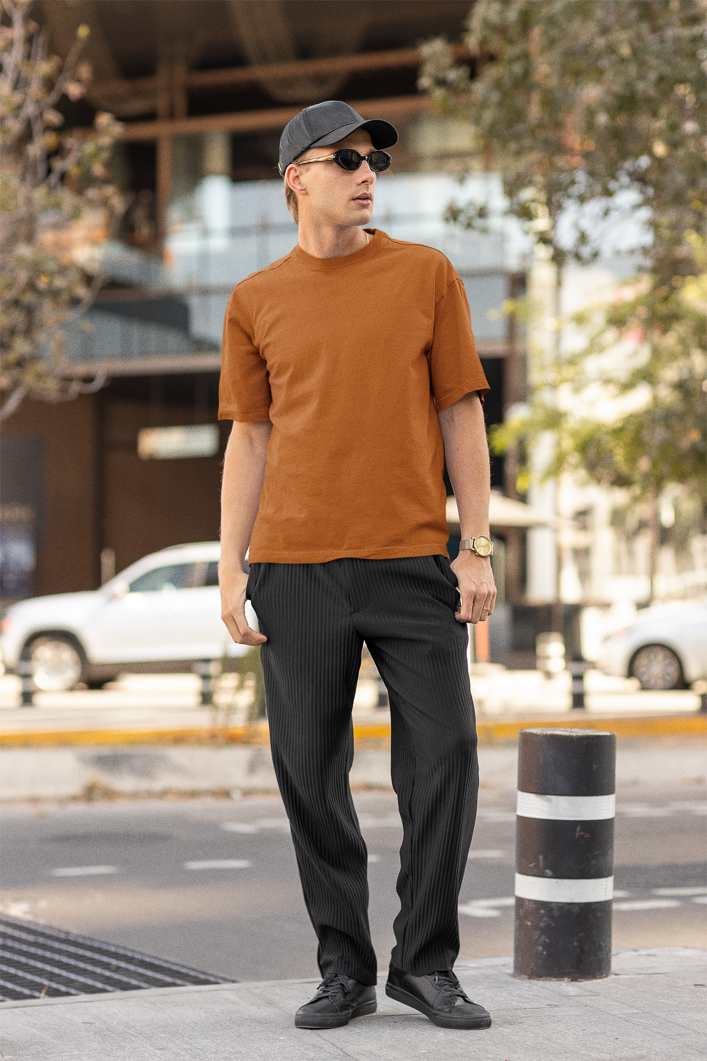 Oversized Brown T-Shirt - Image 3