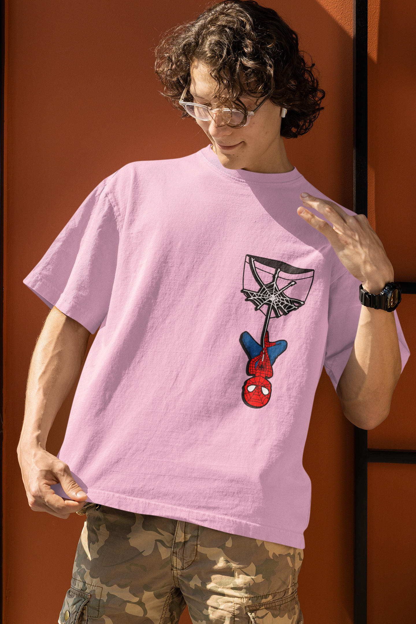 Hanging Spider-Man T-Shirt