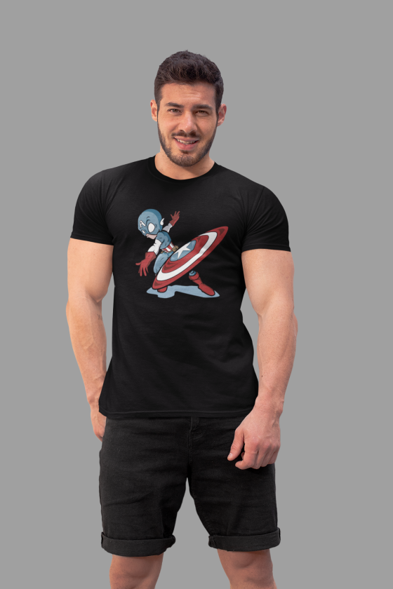 Black Captain America T-Shirt